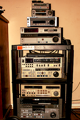 pro video tape machines for post production